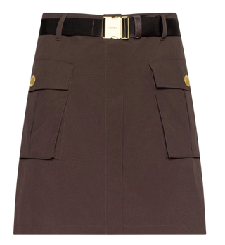 Norene Windbreaker Mini Skirt