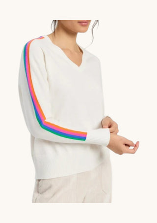 Rainbow Sleeve Sweater