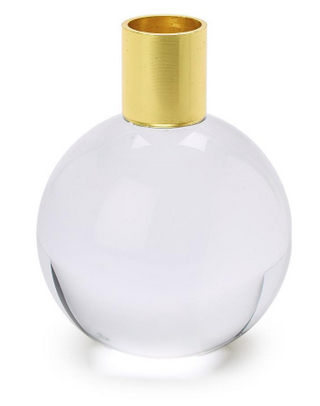 Pop Clear Taper Candlholder