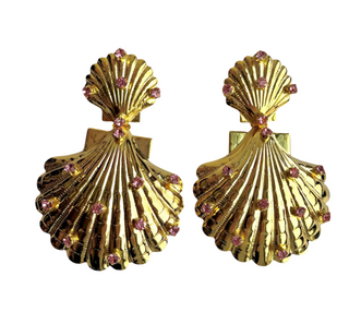 Gigi Pink Shell Earring