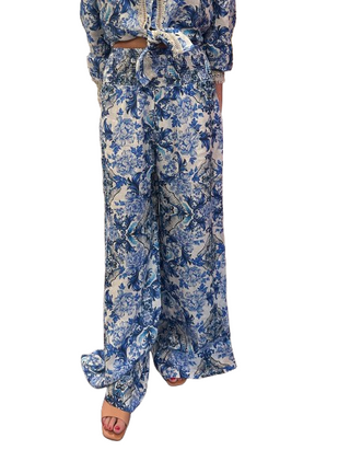 Biscotto Pant, Peonia Blue