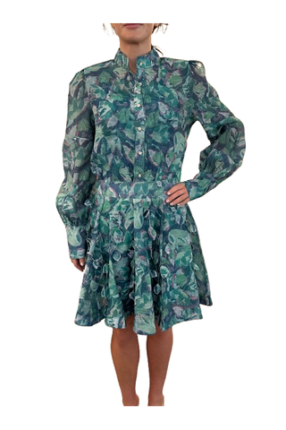 Portia Skirt Set, Green