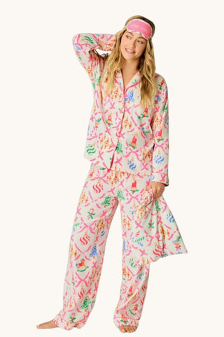 Deck the Halls Flannel PJ Set