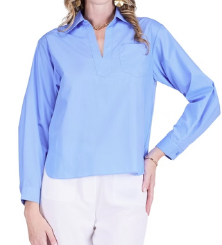 Collar Blouse, Sky