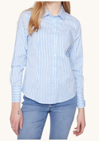 Striped Blouse, Blue