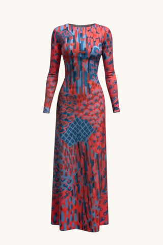 Ashton Dress - Parta Winterberry