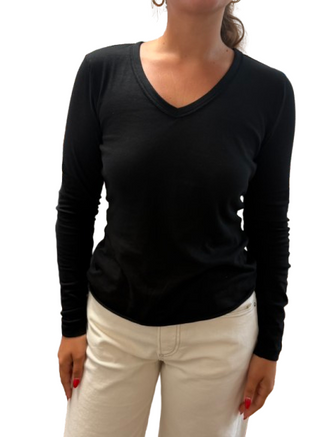 Seamed Vneck