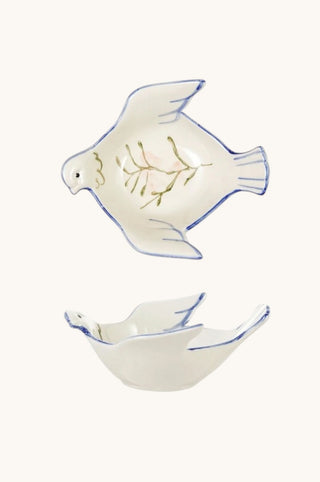 Stoneware Dove Bowl