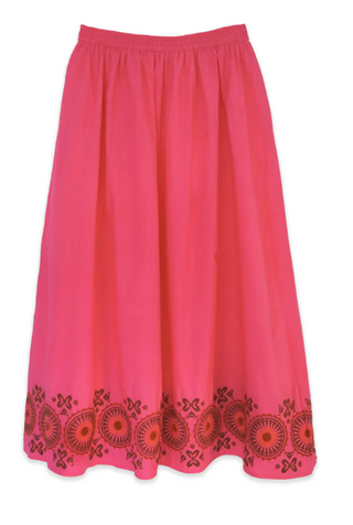 Madelyn Midi Skirt, Pink