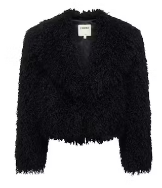 Aura Crop Faux Fur Coat