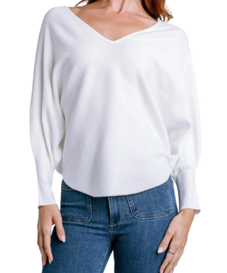 RYU V-Neck, White