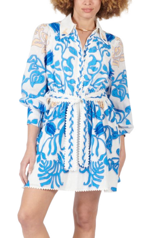 Conti Mini Dress, Blue