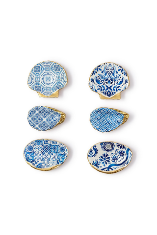 Painted Shell Trinket Dish