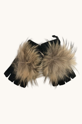 Handwarmer, Natural Pom