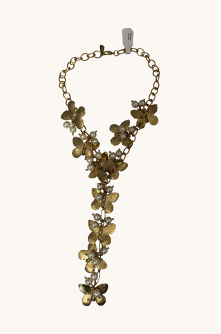 Butterfly Pearl Necklace
