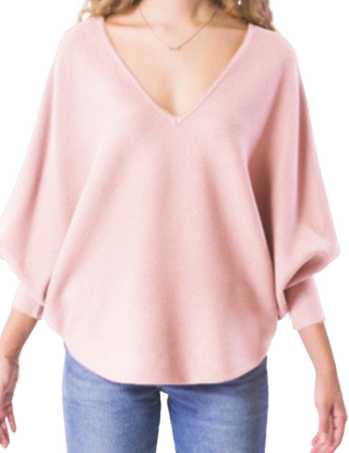 Ryu V-Neck, Pink